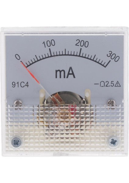 Analog Akım Panel Ölçer Dc Amper Gauge 0-300ma Için Dc Ampermetre (Yurt Dışından)