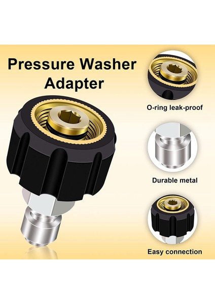 Basınçlı Erkek Için M22 Için Yüksek Basınçlı Yıkama Adaptör Nozulları 3/8 '' Ila M22 (Yurt Dışından) modelleri