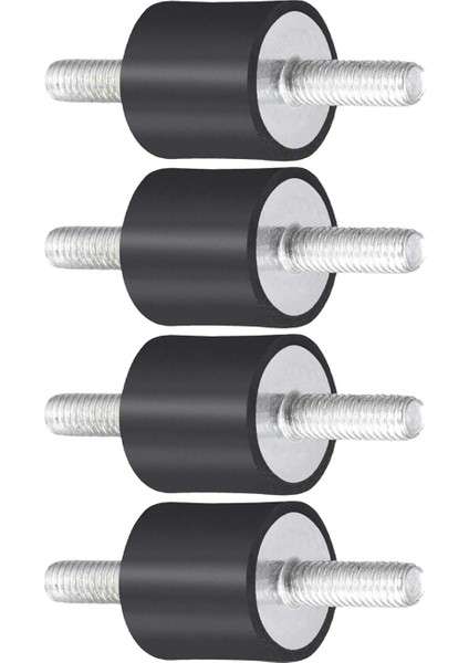4 Adet Kauçuk Izolatör Montajları, Kauçuk Montaj Şok Emici, Anti -Titreşim 15x10 M4 (Yurt Dışından)
