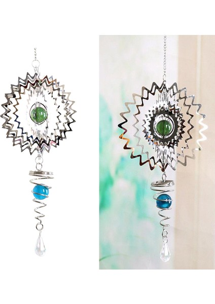 Spiral Paslanmaz Çelik Bahçe Bahçesi Açık Dökme Dekor Kar Tanesi (Yurt Dışından) fırsatları