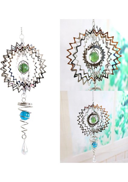 Spiral Paslanmaz Çelik Bahçe Bahçesi Açık Dökme Dekor Kar Tanesi (Yurt Dışından) indirimleri