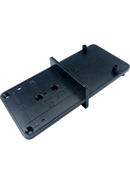 Dolap Donanım Aracı 35mm Dolap Için Ayarlanabilir 40mm Ahşap Işleme Siyah (Yurt Dışından)