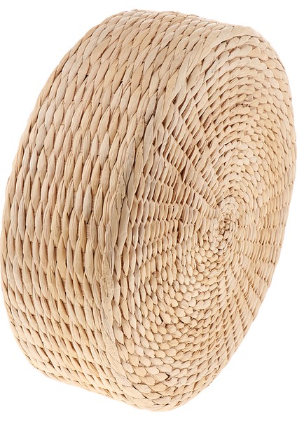 Örme Saman Oturan Yastık Kalın Pouf Yoga Pencere Tatami Yastık Dia. 50 Cm (Yurt Dışından)