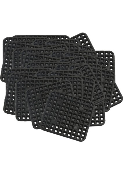 40pcs Bonsai Kare Drenaj Deliği Örgü Toprak Kaybını Önleyin 4.5x4.5 Cm 4.5x4.5cm_40pcs (Yurt Dışından)