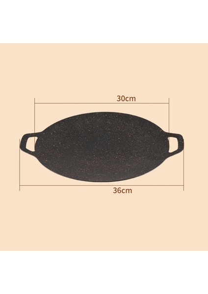 Barbekü Barbekü Griddle Yemek Yapmayan Hafif Hafif Ağırlık Hafif Yürüyüş 30 Cm Yürüyüş (Yurt Dışından)