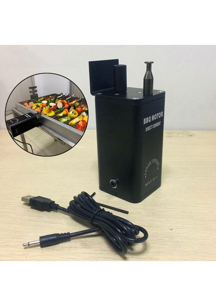 Usb Kablo Izgara Malzemeleri İle Barbekü Motor 8rpm 3w Rotisserie Roaster Aracı (Yurt Dışından) modelleri