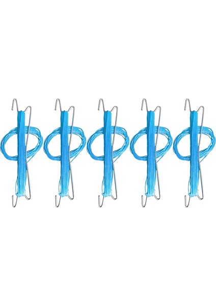 Çiçek Domates Desteği J Hook Clips Bahçe Kancaları String Halat 32 Mavi (Yurt Dışından)