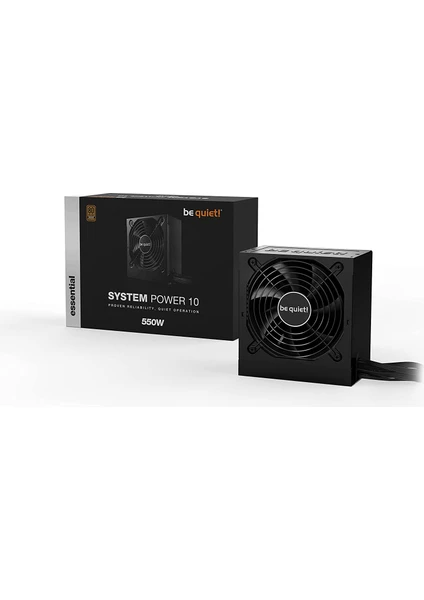 Be Quiet! System Power 10 550W 80 Plus Bronze Sessiz Güç Kaynağı BN327