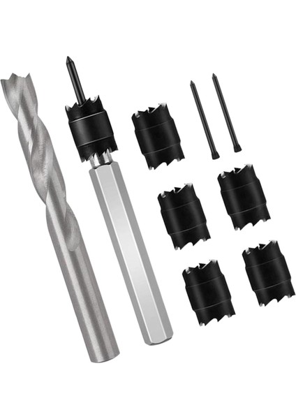 Yüksek Hızlı Çelik Noktası Kaynak Kesici Set Metal Kesici Sac Metal 9 Adet (Yurt Dışından)