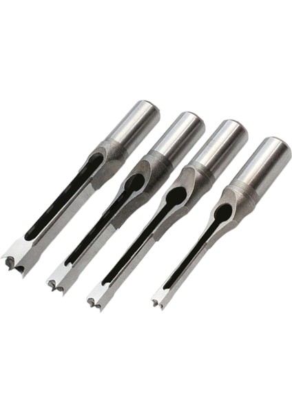 4pcs Hss Destekleme Dayanıklı Delik Matkap Bit, Kare Delik Zıvanı Matkap Bitleri Kare Kabuk (Yurt Dışından)