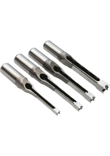 4pcs Hss Destekleme Dayanıklı Delik Matkap Bit, Kare Delik Zıvanı Matkap Bitleri Kare Kabuk (Yurt Dışından) fırsatları