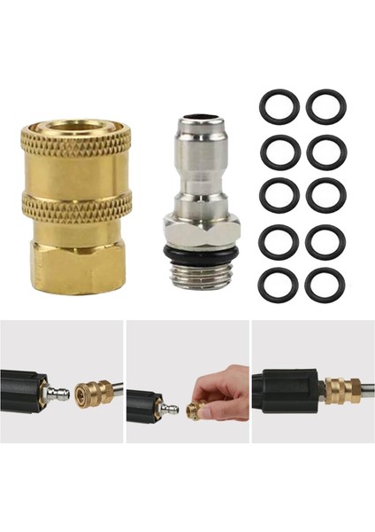 Bakır 1/4 Inç Hızlı Bağlantısı 10 Paket O Bağlantı (Yurt Dışından) fiyatları