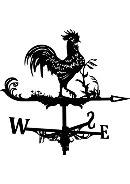Weather Vane Açık Bahçe Bahçesi Profesyonel Çatı Dekorasyon El Sanatları (Yurt Dışından)