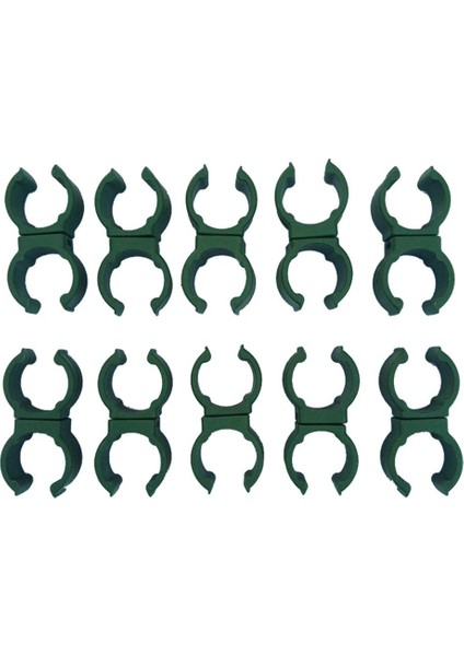 10pcs Sera Tesisi Kafes Konnektörü Klips Desteği Döndürülebilir Ayarlanabilir 11mm (Yurt Dışından)