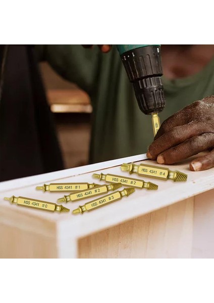 6 Adet Hasarlı Vida Çıkarıcı Seti Soyulmuş Vida Çıkarıcı (Yurt Dışından) fırsatları