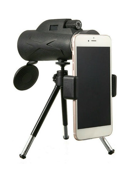 (Sadece Teleskop) 80X100 Hd Monoküler Teleskop Telefon Kamera Yakınlaştırma Starscope Yürüyüş Tripod Araçları (Yurt Dışından)
