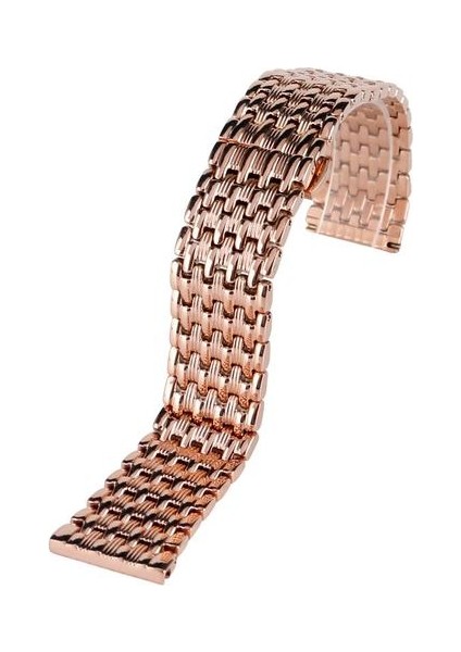 Gül Altın Kayış Bilezik Katı Bağlantı Ayarlanabilir Paslanmaz Çelik Watch Band Askı Kadınlar Için Değiştirme | Askı Halat | Askı ile Metal Kayış Izle Izle (Yurt Dışından)