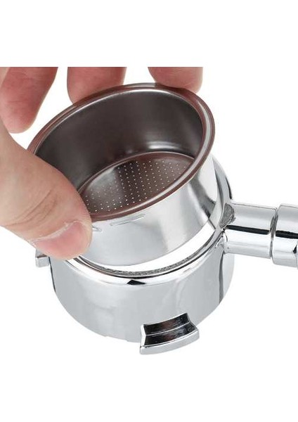 Muva Na Delong Kahve Makinesi Katı Ahşap Saplı EC680 Paslanmaz Çelik EC685 Üç Kulakları 51MM Alaşım Dipsiz Kolu (Yurt Dışından)