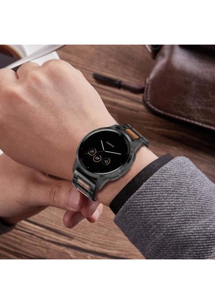 Paslanmaz Çelik ve Amp;watch Band Askısı Için Doğal Ahşap Saat Bandosu | Bantlar Izle (Yurt Dışından)