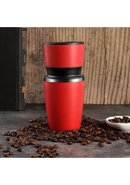 Mini Taşınabilir Kahve Öğütücü Manuel Yıkanabilir Espresso Kahve Makinesi El Makinesi Ofis Ev Için Paslanmaz Çelik Filtre | Manuel Kahve Öğütücüler (Yurt Dışından)