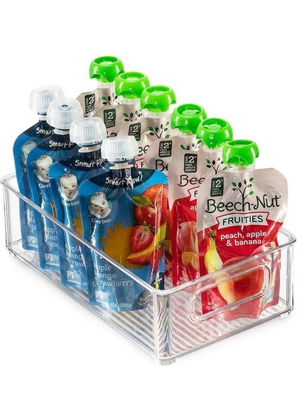 4 Adet Buzdolabı Organizatör Bins Istiflenebilir Buzdolabı Gıda Saklama Kutusu Kolu Temizle Plastik Kiler Gıda Dondurucu Organizatör Aracı | Raflar ve Amp;tutucular (Yurt Dışından) modelleri