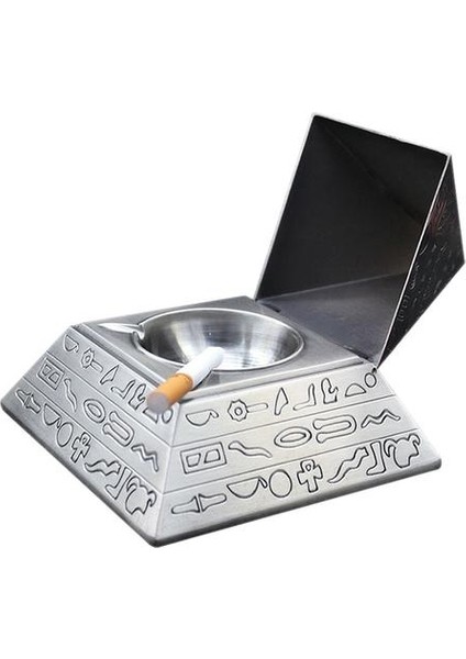 Metal Küllük Mısırlı Kapak Küllük Ev Ofis Dekorasyonu ile Oyma (Yurt Dışından)
