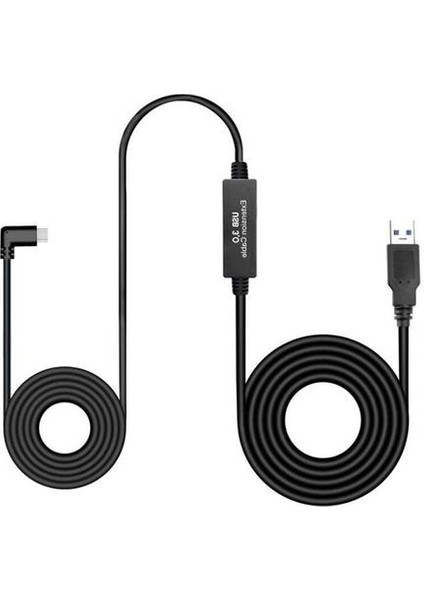 2in1 Toplam 8 M / 26FT Tip A To C USB Veri Vr Kulaklık Uzatma Kablo Hattı Oculus Quest 2 Link Steam Vr Gözlük Aksesuarları | 3D Gözlük / Sanal Gerçeklik Gözlükleri (Yurt Dışından)