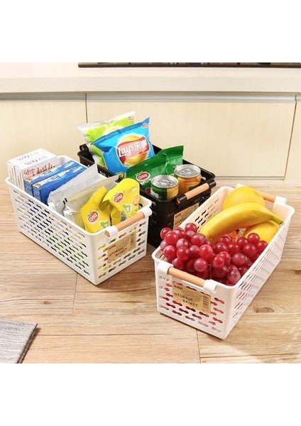 1 Adet Pp Meyve Snacks Depolama Sepeti Konteyner Mutfak Ev Kozmetik Içecek Baharat Depolama & Amp;organizatör Sepet Gadget'ları | Çanta ve Amp;sepet (Yurt Dışından) fiyatları