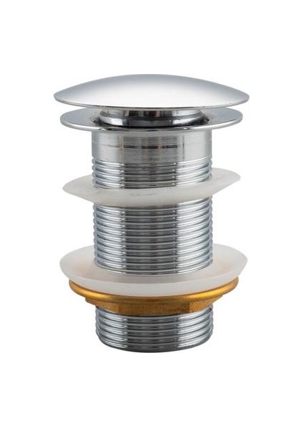 Frap Yenı Küvet Drenaj Banyosu Havzası Taşma Delik Lavabo Dokunun Push Button Pop Up Atık Fiş Oluklu Mutfak Lavabolar Drainks F65 3 F65 4 | Banyo Donanım Setleri (Yurt Dışından)