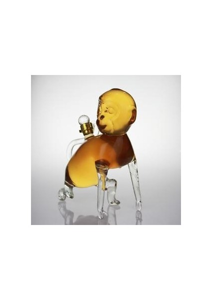 Yenilik Şarap Şişesi Hayvan Maymun Şekilli Kurşun Ücretsiz Viski Decanter Şarap Sürahi Için Likör Scotch Bourbon (Yurt Dışından)