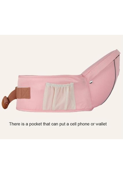 Hıpse Bir Çocuğun Taşıyıcı Bebek Hipseat Bel Dışkı Için Taşınabilir Ön Yüze Ergonomik Bebek Kalça Koltuğu Taşıyıcı | Kalça Koltuğu Taşıyıcı | Bebek Kalça Seathip Koltuk (Pembe) (Yurt Dışından)