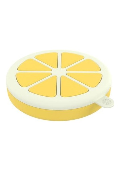 22 Hücreler Limon Silikon Buz Küpleri Kalıp Ev Yapımı Buz Topu Mühürlü Yuvarlak Şekil Mutfak Aksesuarları | Dondurma Küvetleri (Sarı) (Yurt Dışından)