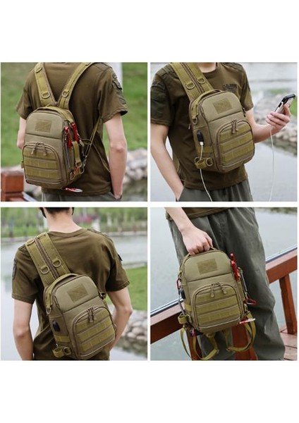 Açık Askeri Omuz Çantası Spor Tırmanma Sırt Çantası Omuz Taktik Yürüyüş Kamp Avcılık Daypack Balıkçılık Sırt Çantası X114D | Tırmanma Çantaları (Yurt Dışından)