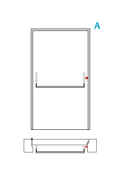 Assa Abloy Ped 200 Tek Nokta Yuzeysel Panik Bar