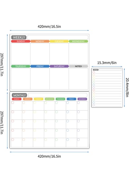 Manyetik Kuru Silme Takvimi Beyaz Tahta Buzdolabı Mıknatısı (Yurt Dışından) fiyatları