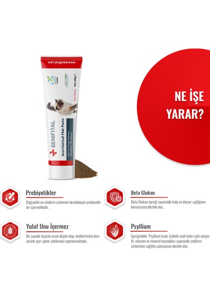 Sterile Paste 100 gr Kısırlaştırılmış Kediler İçin Vitamin ve Mineralli Malt Macunu