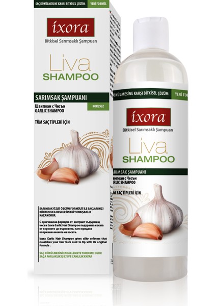 Liva Şampuan Sarımsaklı Kokusuz 400 ml
