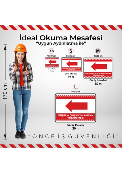 Girişler ve Çıkışlar Yan Kapıdan Yapılmaktadır/25x35cm/dekota fiyatları