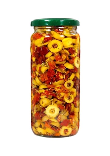 İzorya Zeytunca Domates Soslu Yeşil Zeytin 450 gr