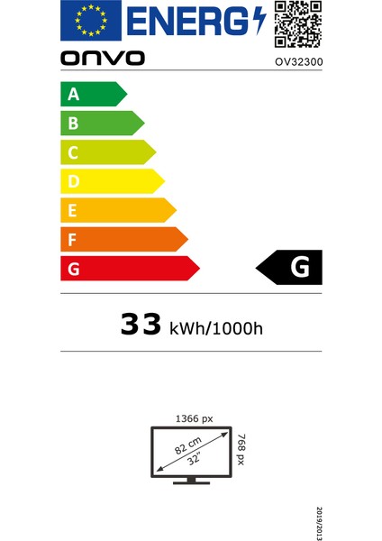 OV32300 32" 81 Ekran Uydu Alıcılı HD Ready Smart LED TV