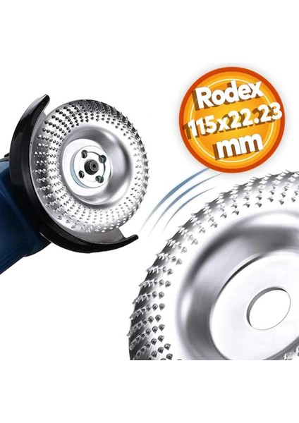 Ahşap Taşlama Törpüleme Oyma Eğe Diski Ahşap Kesici 115 mm