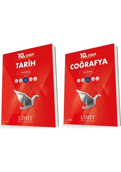 10. Sınıf Tarih - Coğrafya Soru Bankası Seti 2 Kitap