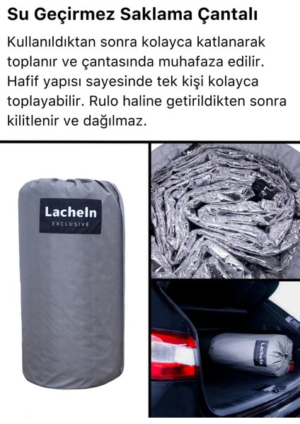 4 Katlı Deluxe Serisi Hatchback Modeli Dolu & Güneş Için Koruma Örtüsü Dolusavar Hullcar Örtü Darbe Emici Koruyucu Araba Brandası