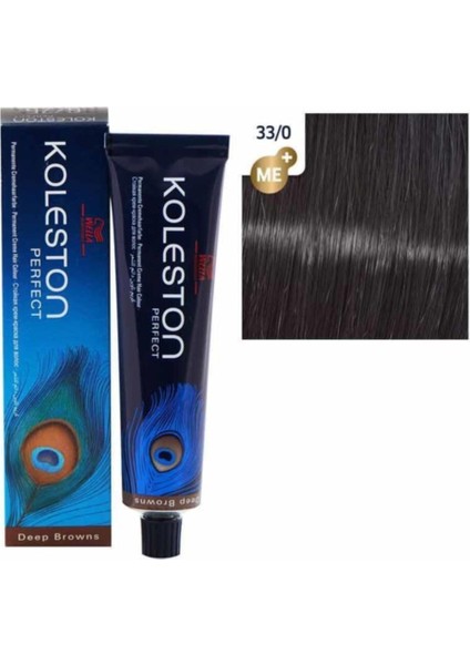 Koleston Perfect Saç Boyası 60ML | No - 33.0 Yoğun Koyu Kahve