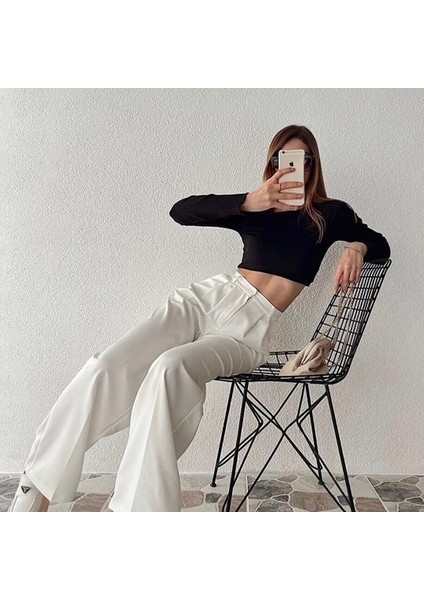 Palazzo Model Kadın Kumaş Pantalon