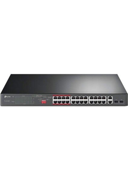 TL-SL1226P, 24-Port 10/100MBPS + 2-Port Gigabit Unmanaged Poe+ Switch