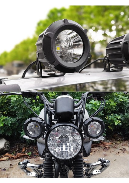 30W Yuvarlak Tek Ledli Sis Farı Off Road Çalışma Tekne Lambası JG02