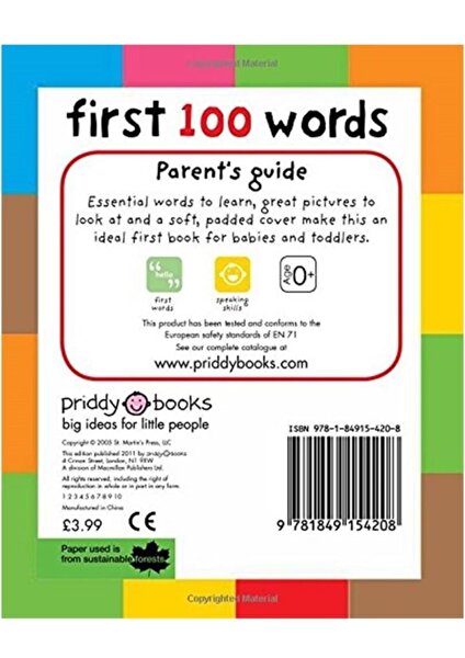 Words : First 100 Soft To Touch - Roger Priddy