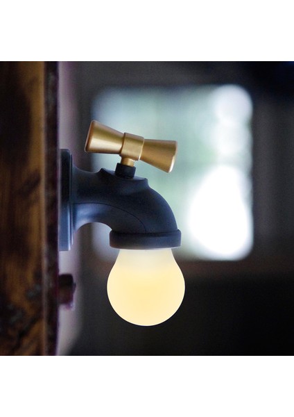 Musluk Gece Lambası LED Yaratıcı Küçük Gece Lambası Retro Masa Lambası (Yurt Dışından) modelleri