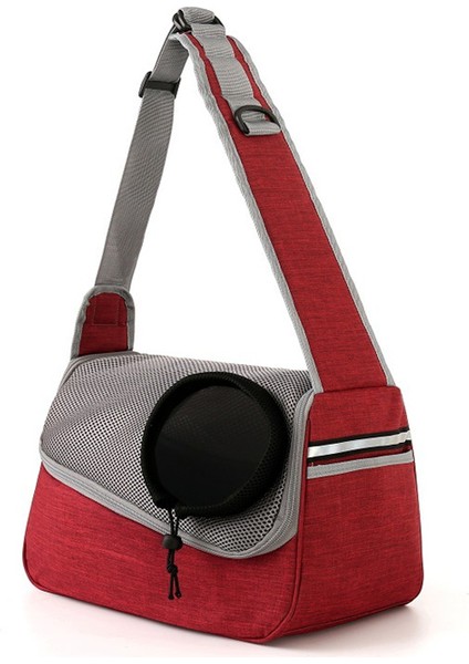 Geerduo Açık Yansıtıcı El Serbest Ayarlanabilir Nefes Göğüs Pet Seyahat Güvenli Crossbody Taşıma Çantası Köpek Sling Taşıyıcı (Yurt Dışından)